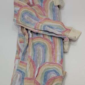 Burt's Bees Toddler Footed Sleeper -Rainbows(READ description)